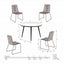Pang 4 Black Seater Dining Set.