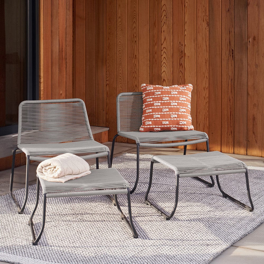 Pang Mink 4 Piece Hocker Set.