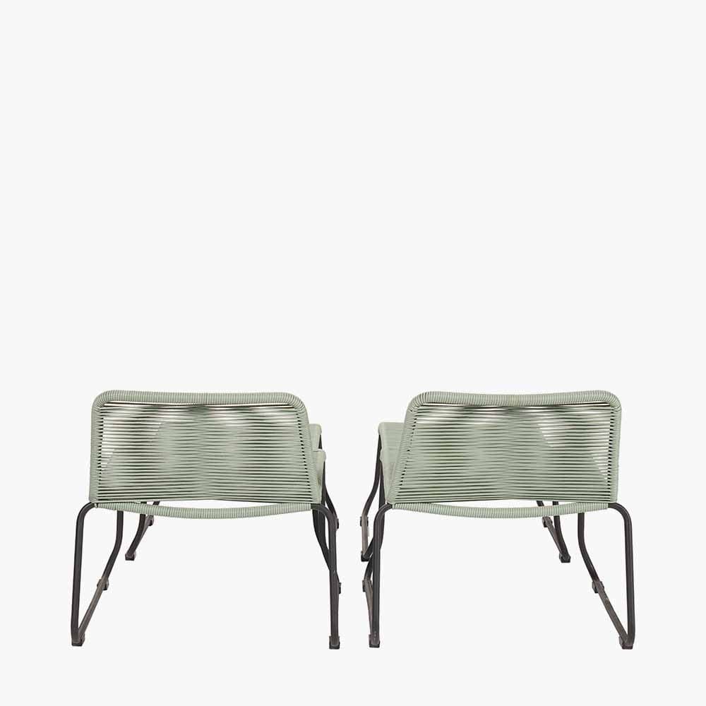 Pang Wasabi 4 Piece Hocker Set.