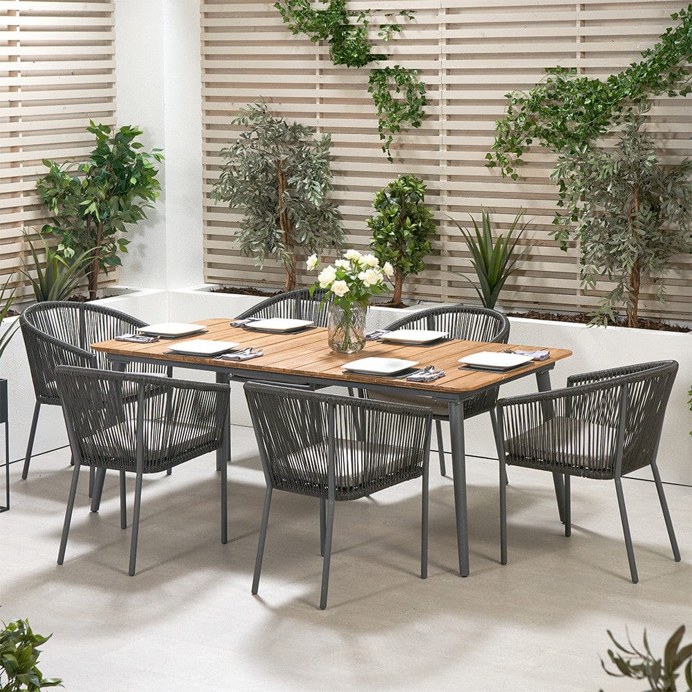 Reims Dining Set Grey.