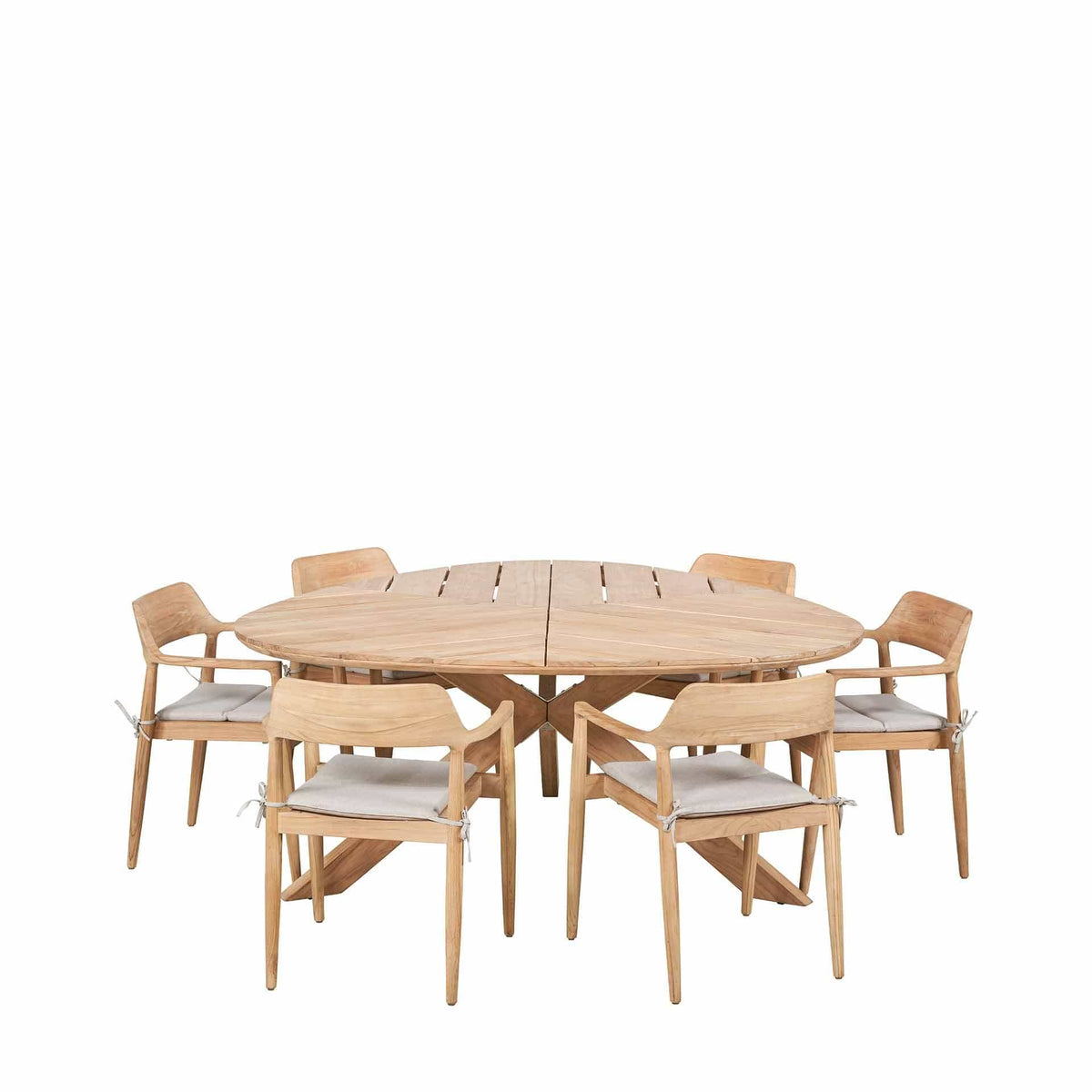 Reuleaux / Salita Outdoor 6 Seater Dining Set.