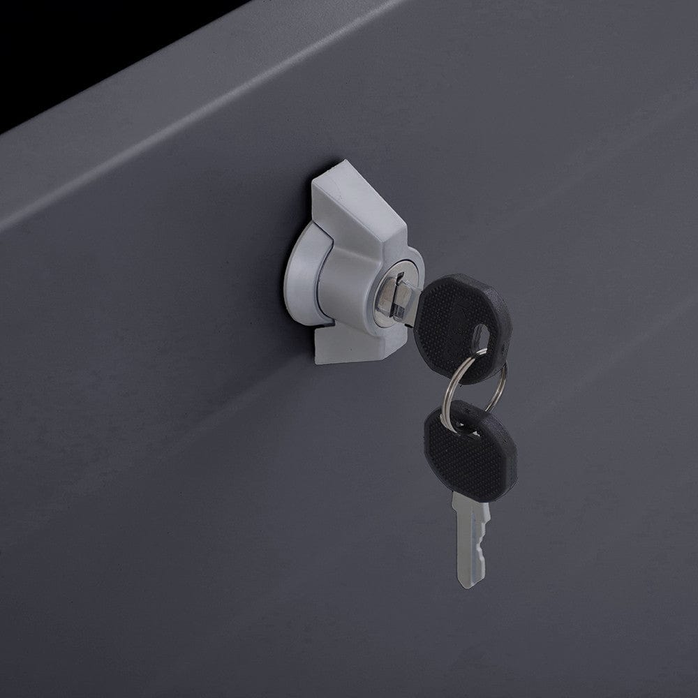 Rhode Island Large Galvanised Steel Cushion Box Anthracite.