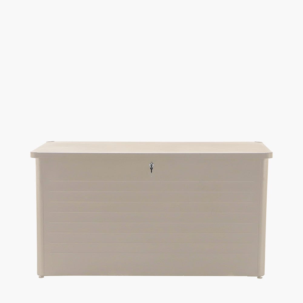 Rhode Island Large Galvanised Steel Cushion Box Pebble.