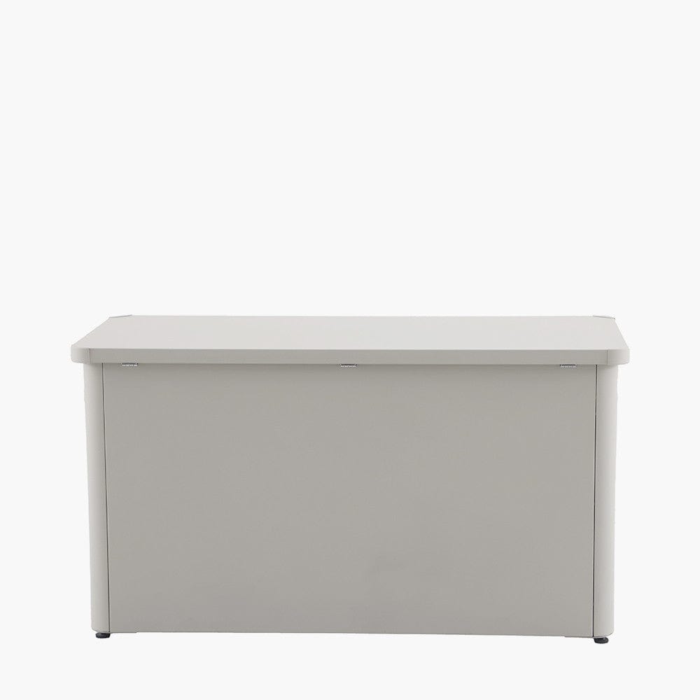 Rhode Island Small Galvanised Steel Cushion Box Pebble.