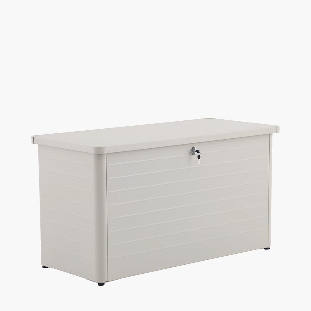 Rhode Island Small Galvanised Steel Cushion Box Pebble.
