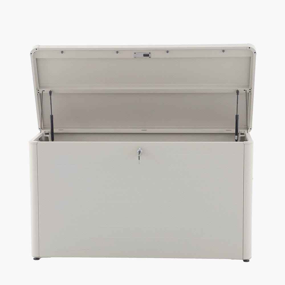 Rhode Island Small Galvanised Steel Cushion Box Pebble.