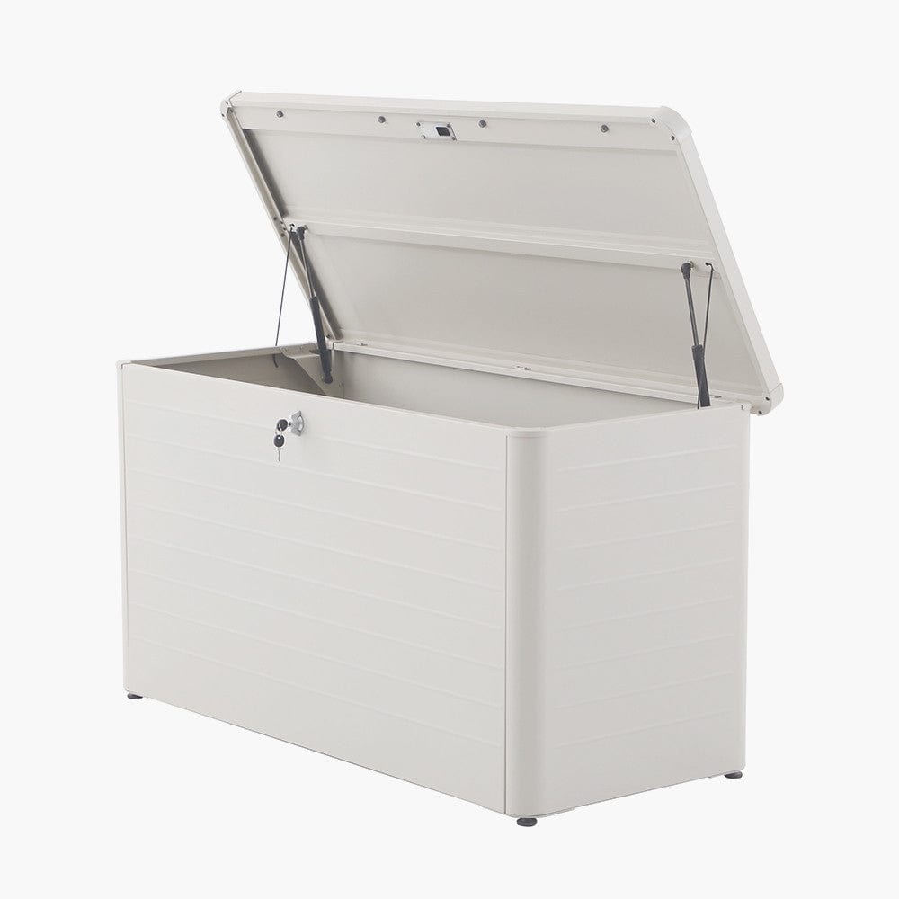 Rhode Island Small Galvanised Steel Cushion Box Pebble.