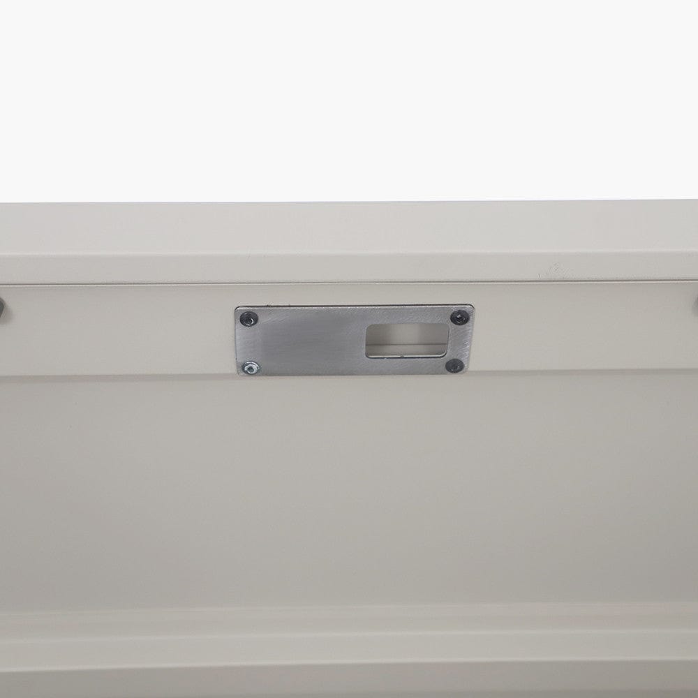 Rhode Island Small Galvanised Steel Cushion Box Pebble.