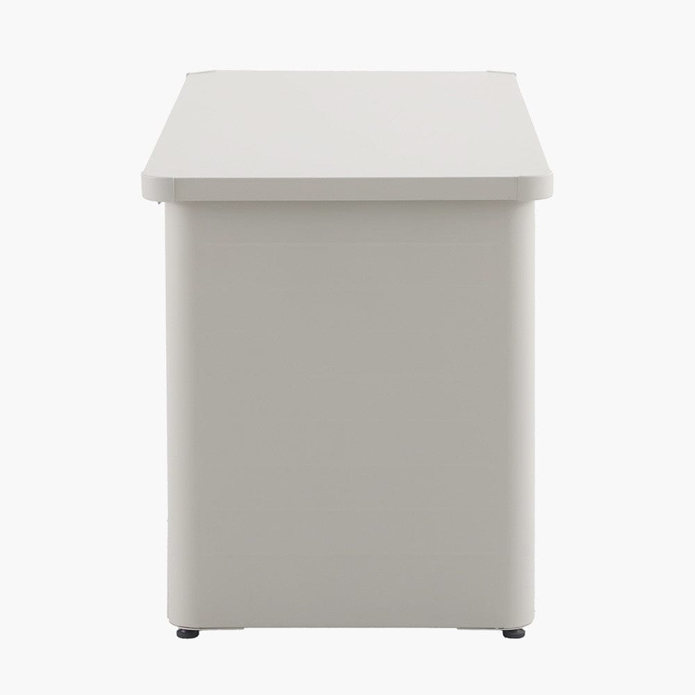 Rhode Island Small Galvanised Steel Cushion Box Pebble.