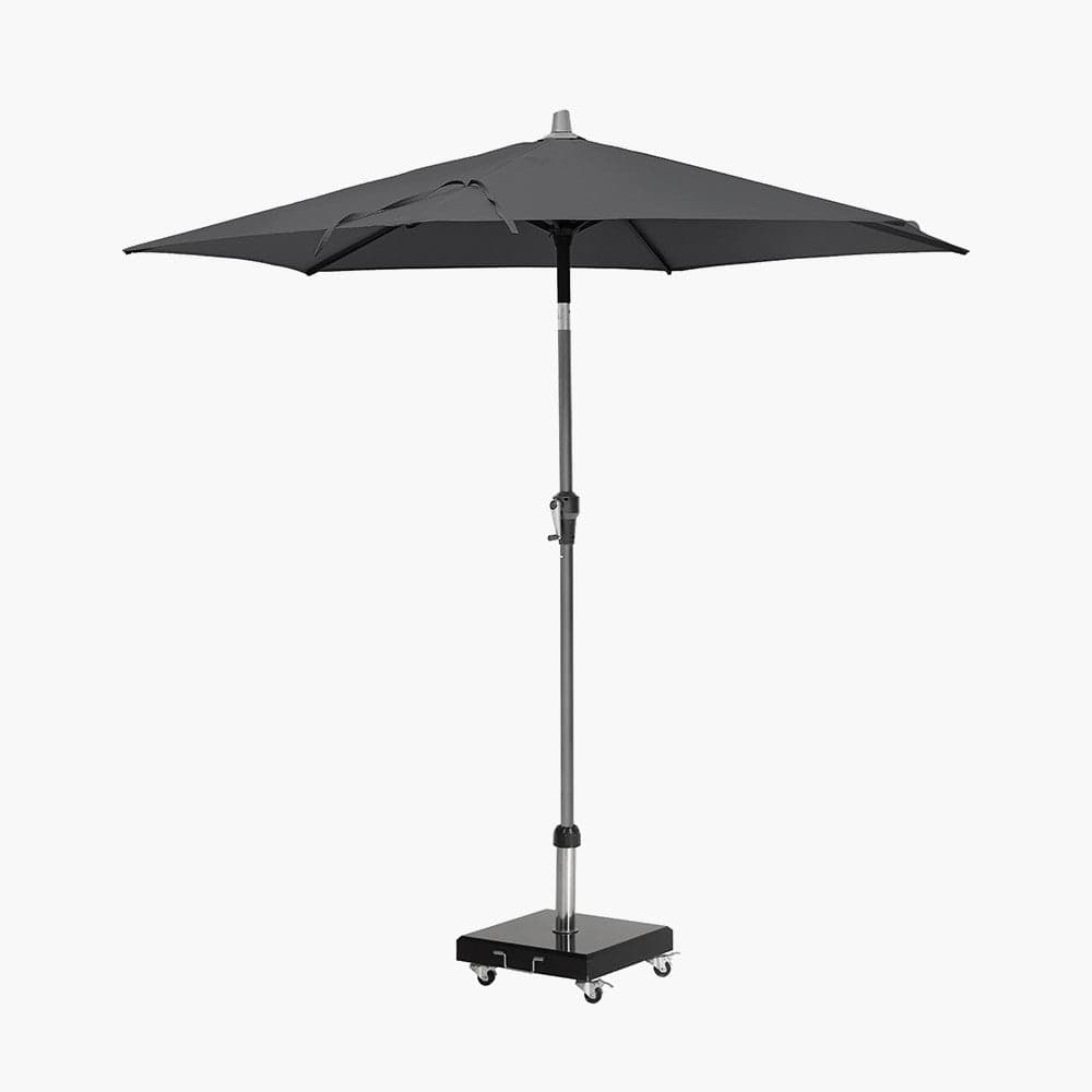 Riva 2.5m Round Anthracite Parasol.