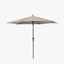 Pacific Lifestyle Outdoors Riva 2.5m Round Champagne Parasol House of Isabella UK