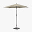 Pacific Lifestyle Outdoors Riva 2.5m Round Champagne Parasol House of Isabella UK