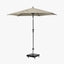 Pacific Lifestyle Outdoors Riva 2.5m Round Champagne Parasol House of Isabella UK