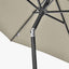 Pacific Lifestyle Outdoors Riva 2.5m Round Champagne Parasol House of Isabella UK