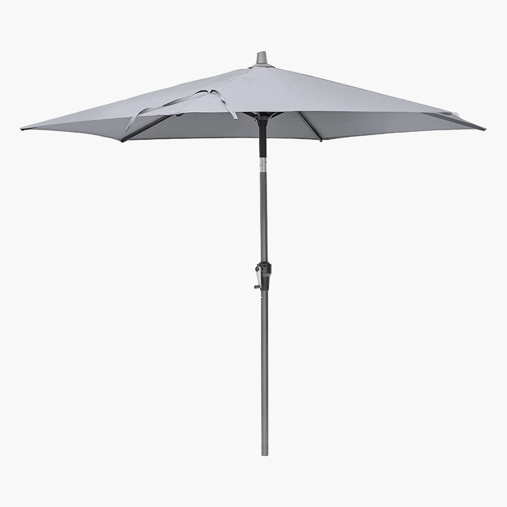 Riva 2.5m Round Luna Grey Parasol.