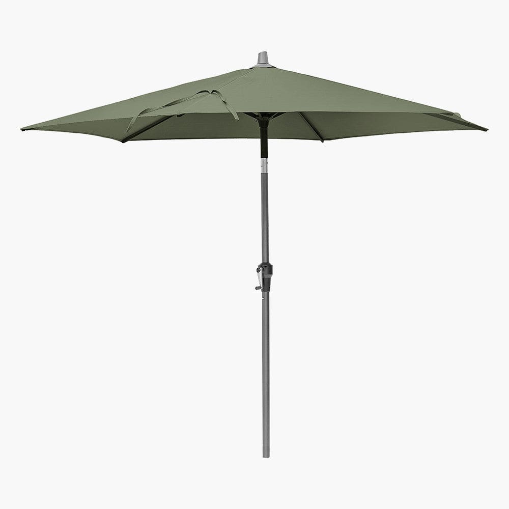 Riva 2.5m Round Olive Parasol.
