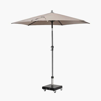 Pacific Lifestyle Outdoors Riva 2.5m Round Taupe Parasol House of Isabella UK