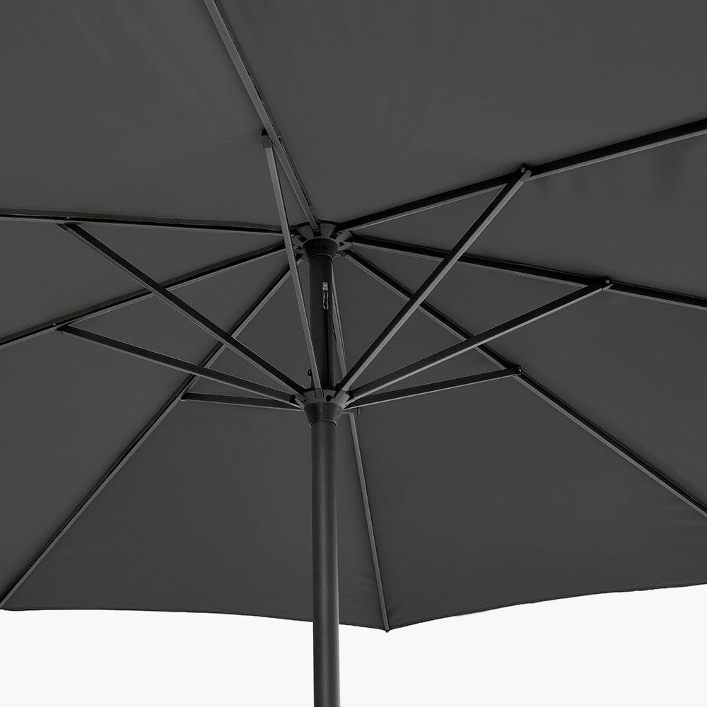 Pacific Lifestyle Outdoors Riva 3.5m Round Anthracite Parasol House of Isabella UK