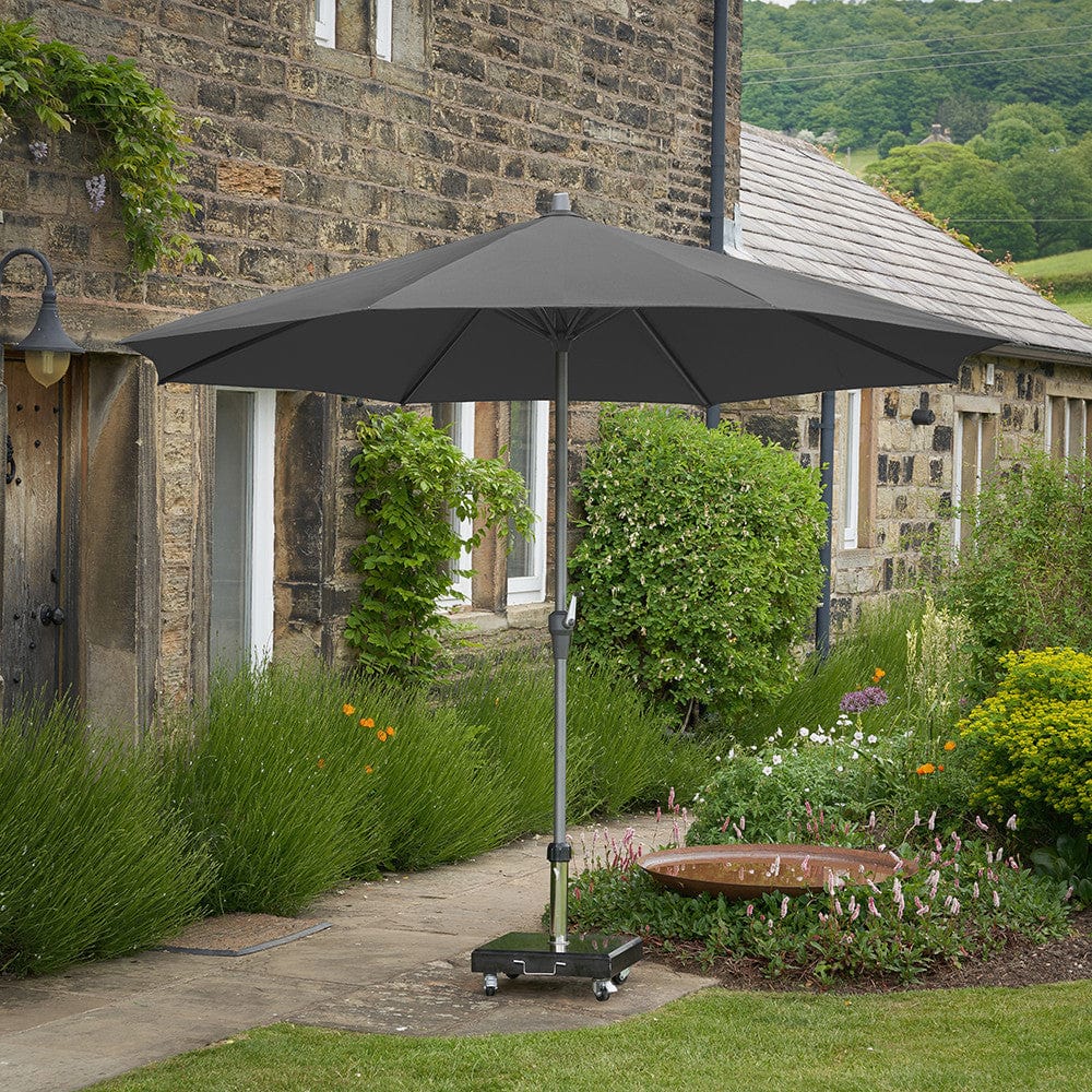 Riva 3.5m Round Anthracite Parasol.