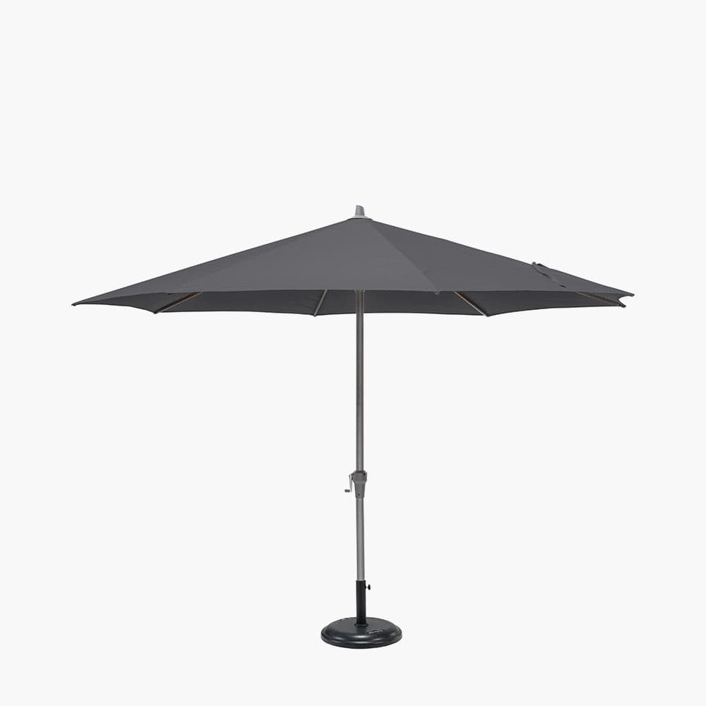 Riva 3.5m Round Anthracite Parasol.