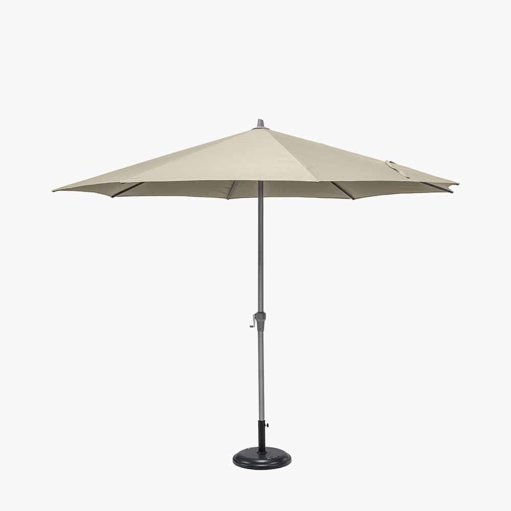 Riva 3.5m Round Champagne Parasol.