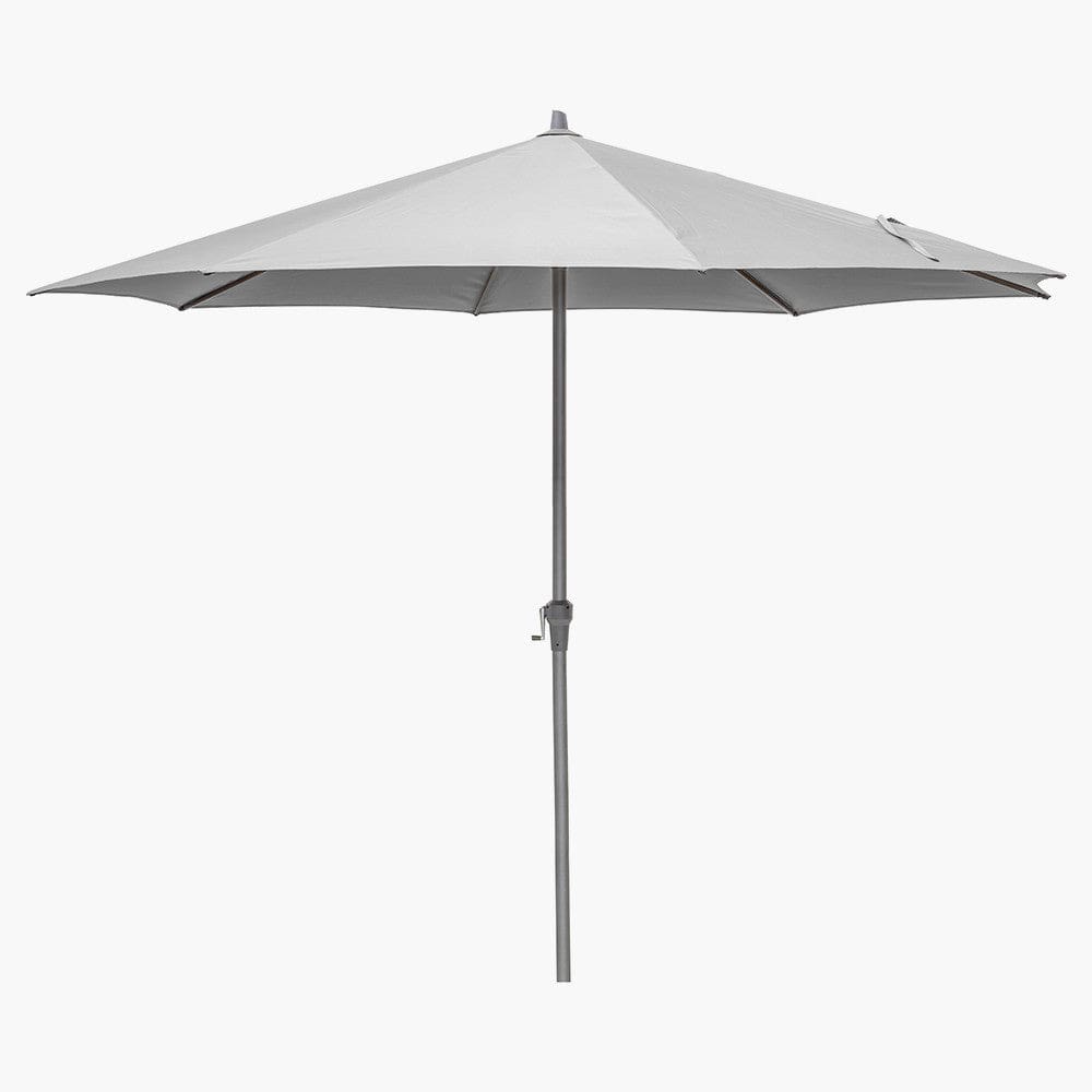 Riva 3.5m Round Luna Grey Parasol.