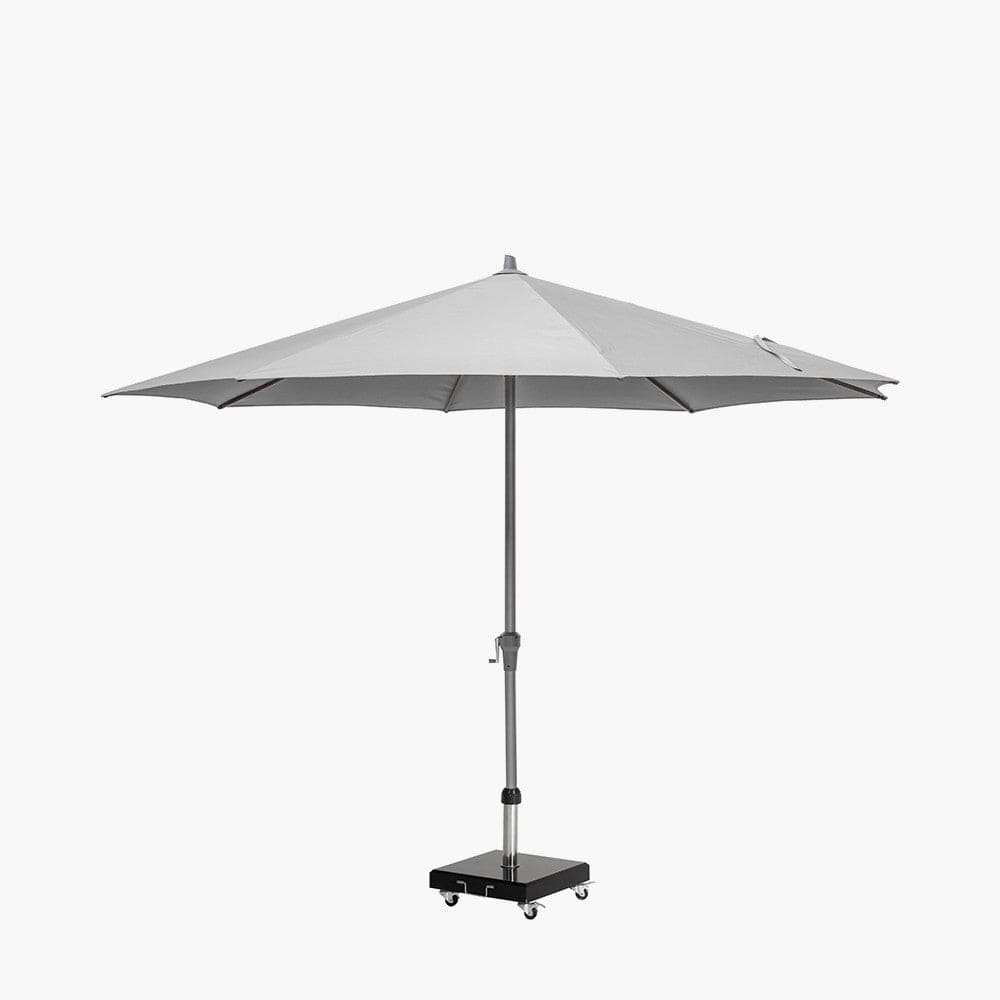 Riva 3.5m Round Luna Grey Parasol.
