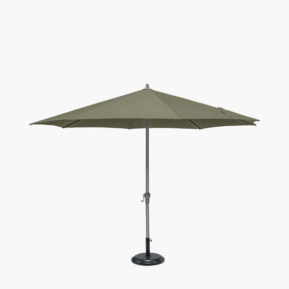 Riva 3.5m Round Olive Parasol.