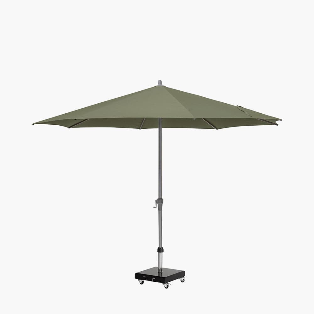 Riva 3.5m Round Olive Parasol.
