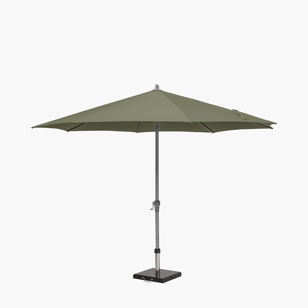 Riva 3.5m Round Olive Parasol.