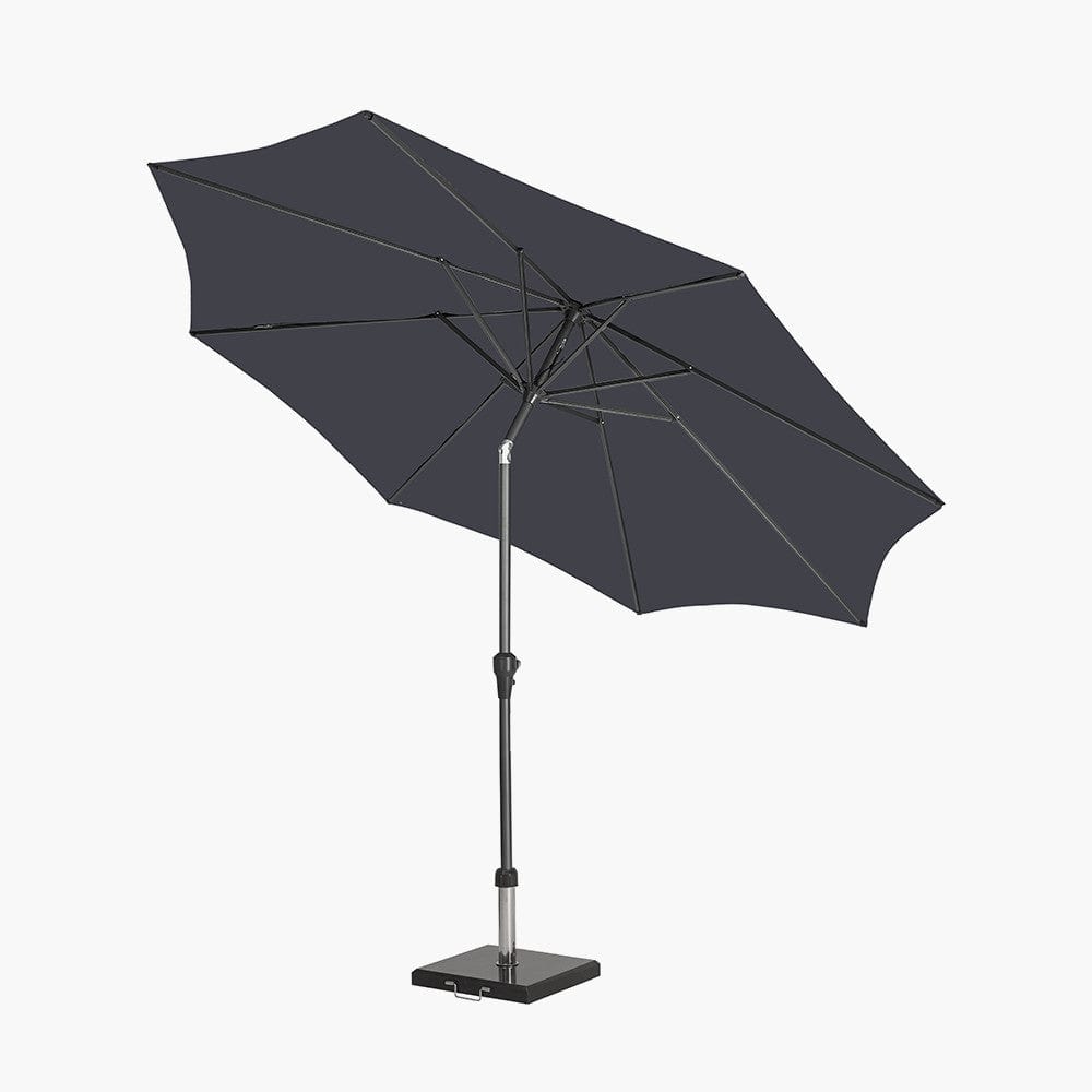 Riva 3m Round Anthracite Parasol.