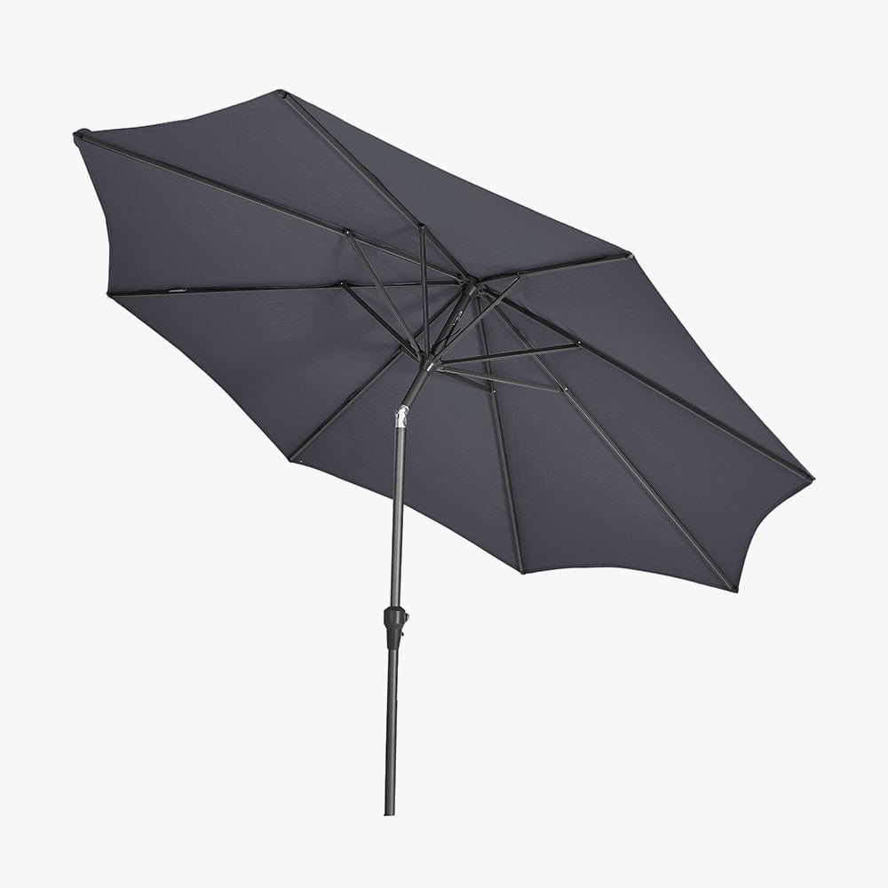 Riva 3m Round Anthracite Parasol.