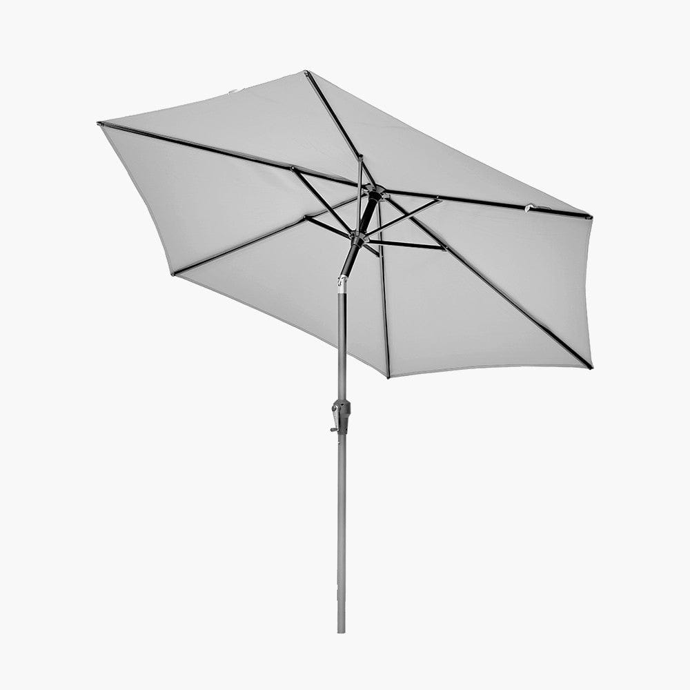 Riva 3m Round Luna Grey Parasol.