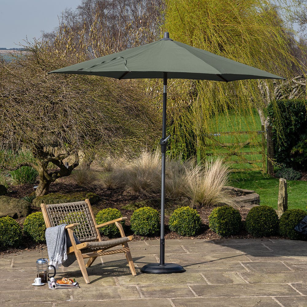 Pacific Lifestyle Outdoors Riva 3m Round Olive Parasol House of Isabella UK