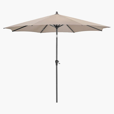 Pacific Lifestyle Outdoors Riva 3m Round Taupe Parasol House of Isabella UK