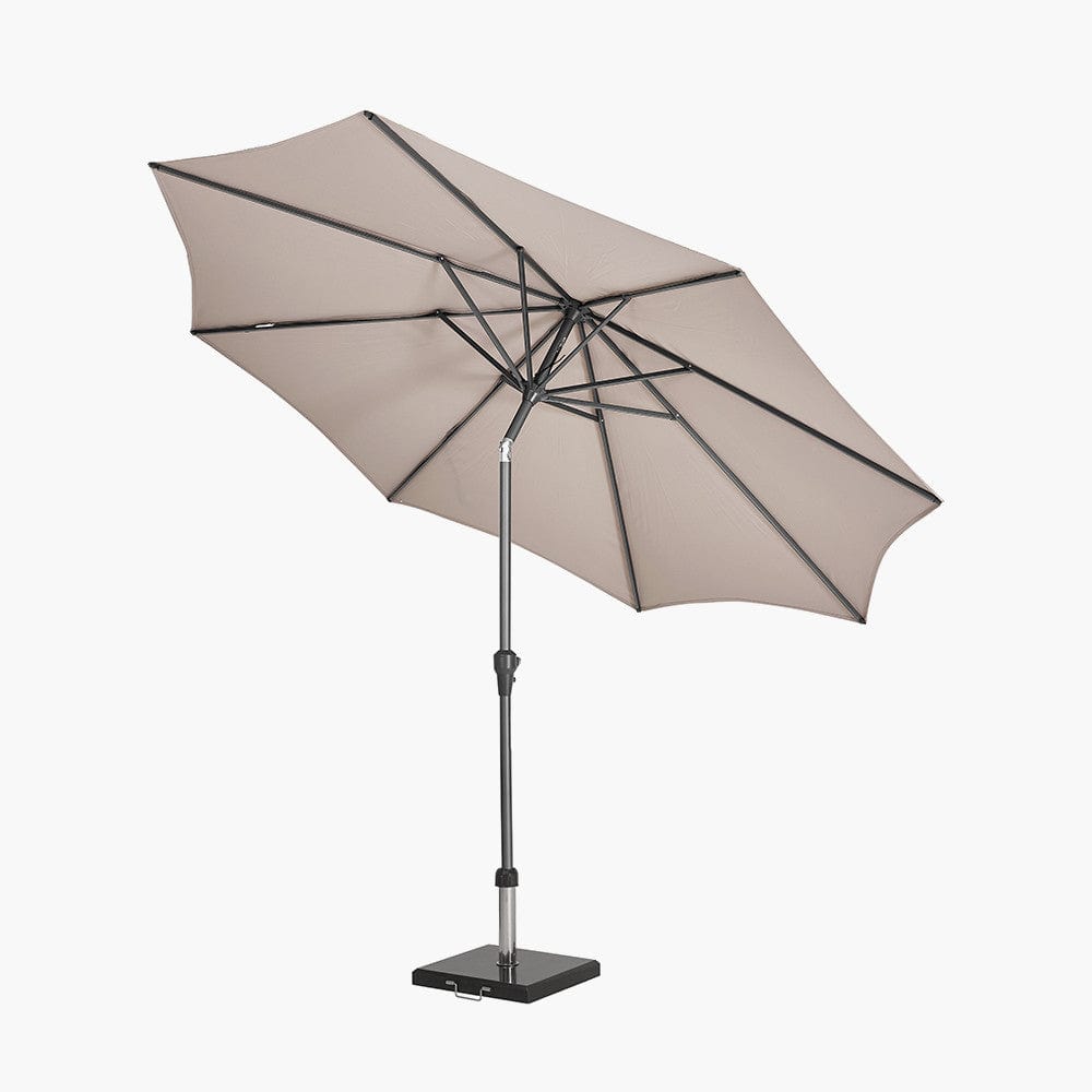 Riva 3m Round Taupe Parasol.
