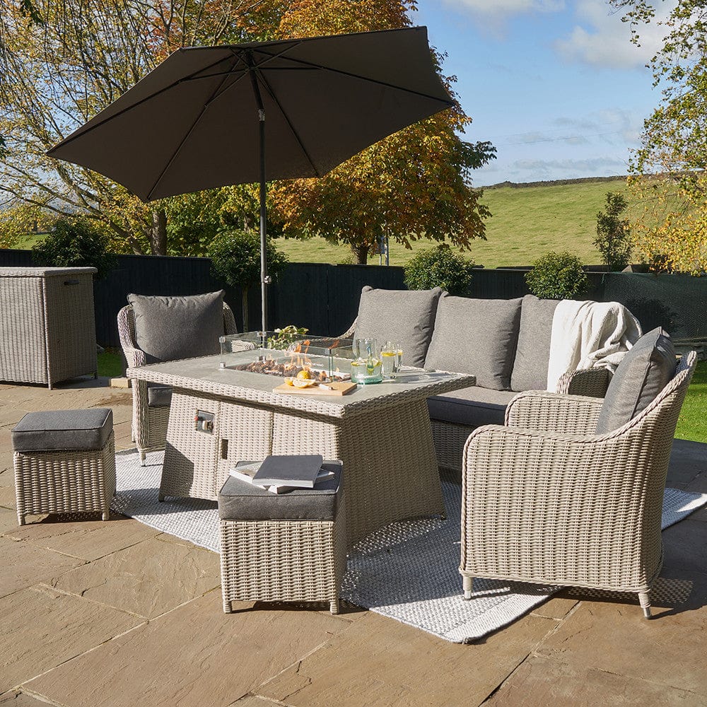 Riva Premium 3m Round Faded Black Parasol.