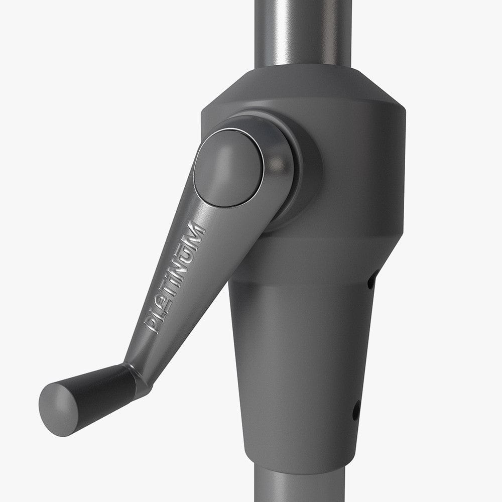 Riva Teak 3m Round Anthracite Parasol.