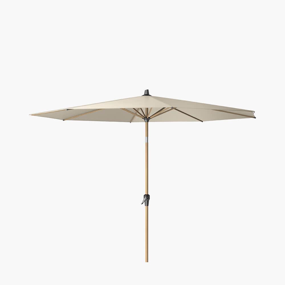 Riva Teak 3m Round Champagne Parasol.