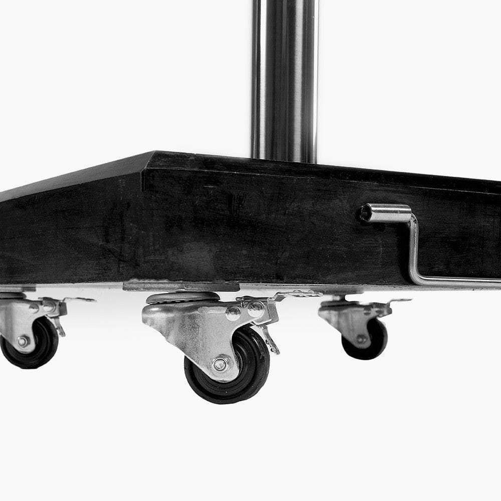 Rome Polished Black Granite 40KG Wheeled Parasol Base.