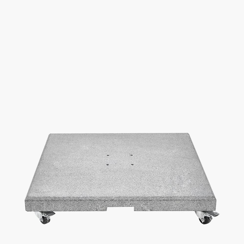 Salerno Hammered Grey Granite 90KG Wheeled Parasol Base.