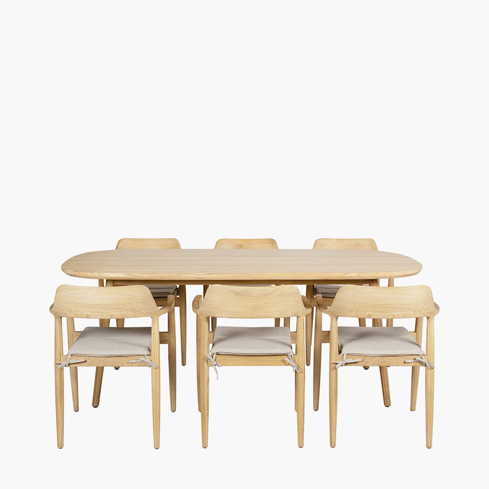 Salita Outdoor 6 Seater Dining Set.