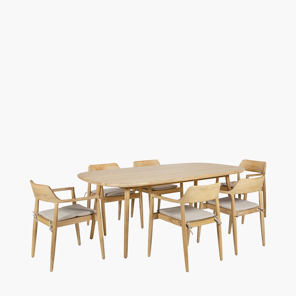 Salita Outdoor 6 Seater Dining Set.