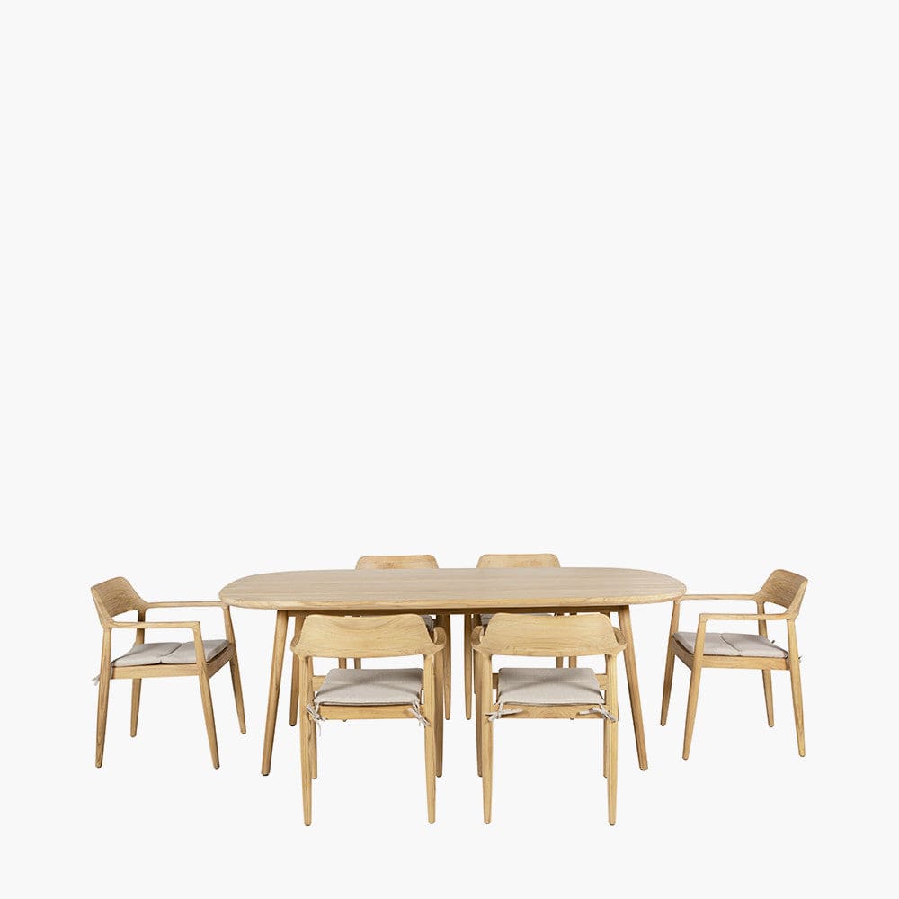 Salita Outdoor 6 Seater Dining Set.