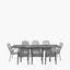 Savoy Extendable Rectangular 8 Seater Dining Set.