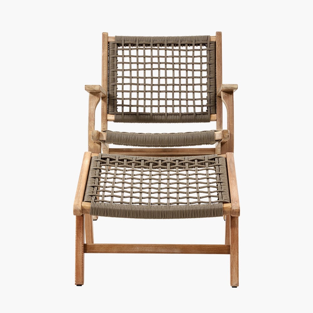 Sesto Outdoor Chair and Hocker Set.