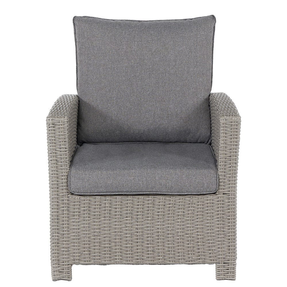 Slate Grey Barbados 2 Seater Lounge Set with Ceramic Top.