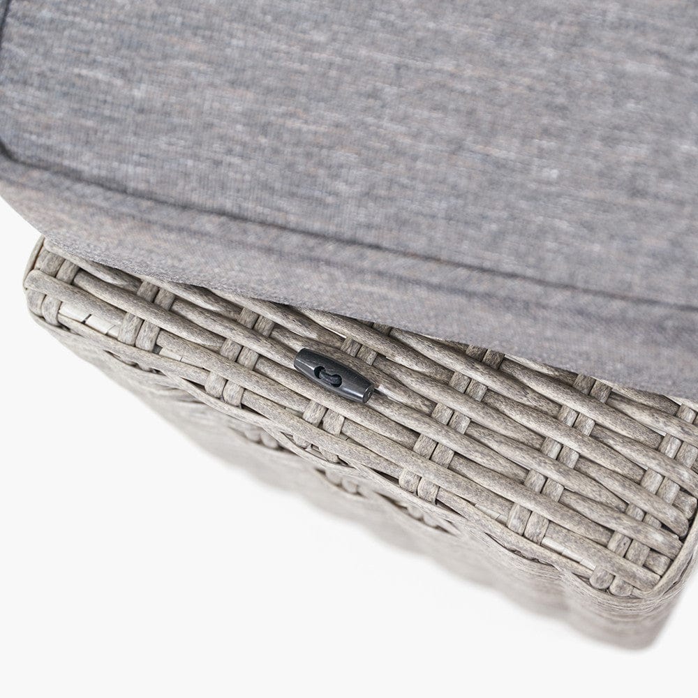 Slate Grey Barbados Compact Corner Set with Ceramic Top.