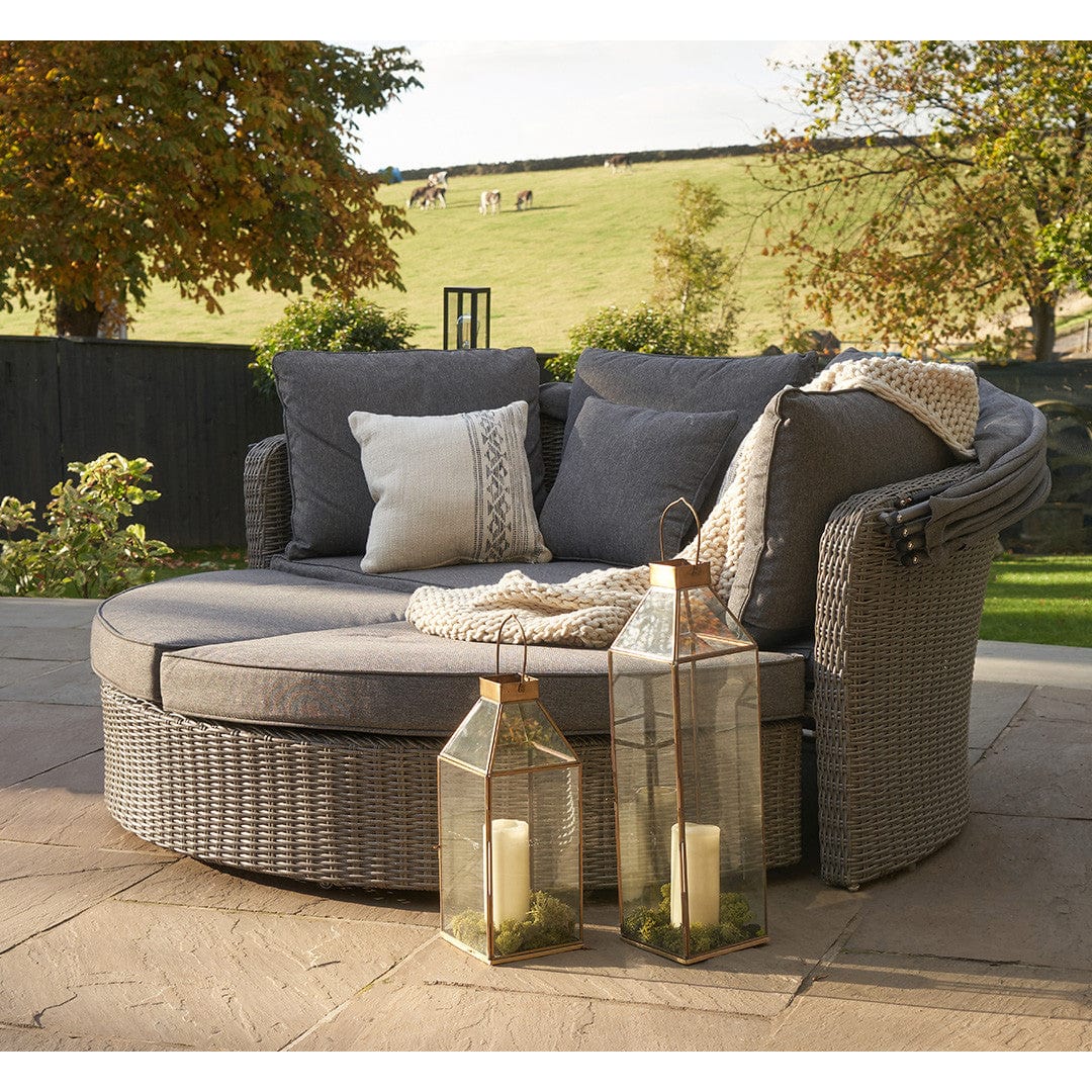 Pacific Lifestyle Outdoors Slate Grey Bermuda Day Bed House of Isabella UK