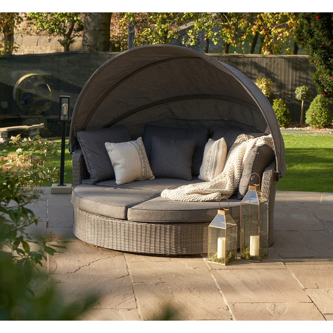 Pacific Lifestyle Outdoors Slate Grey Bermuda Day Bed House of Isabella UK